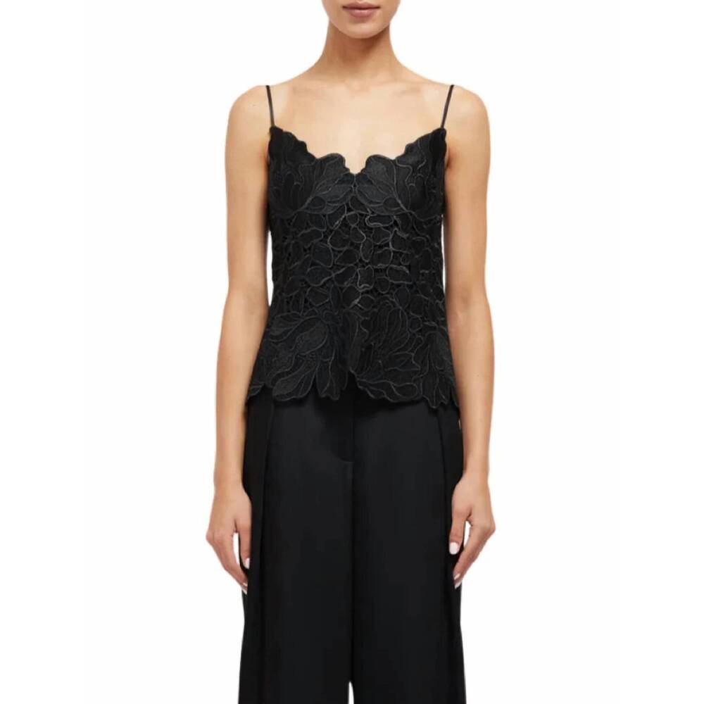 NEW SIMKHAI eliana cami top in black
